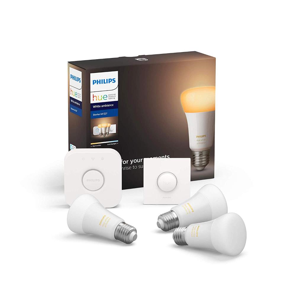 philips hue white and colour ambiance starter kit e27