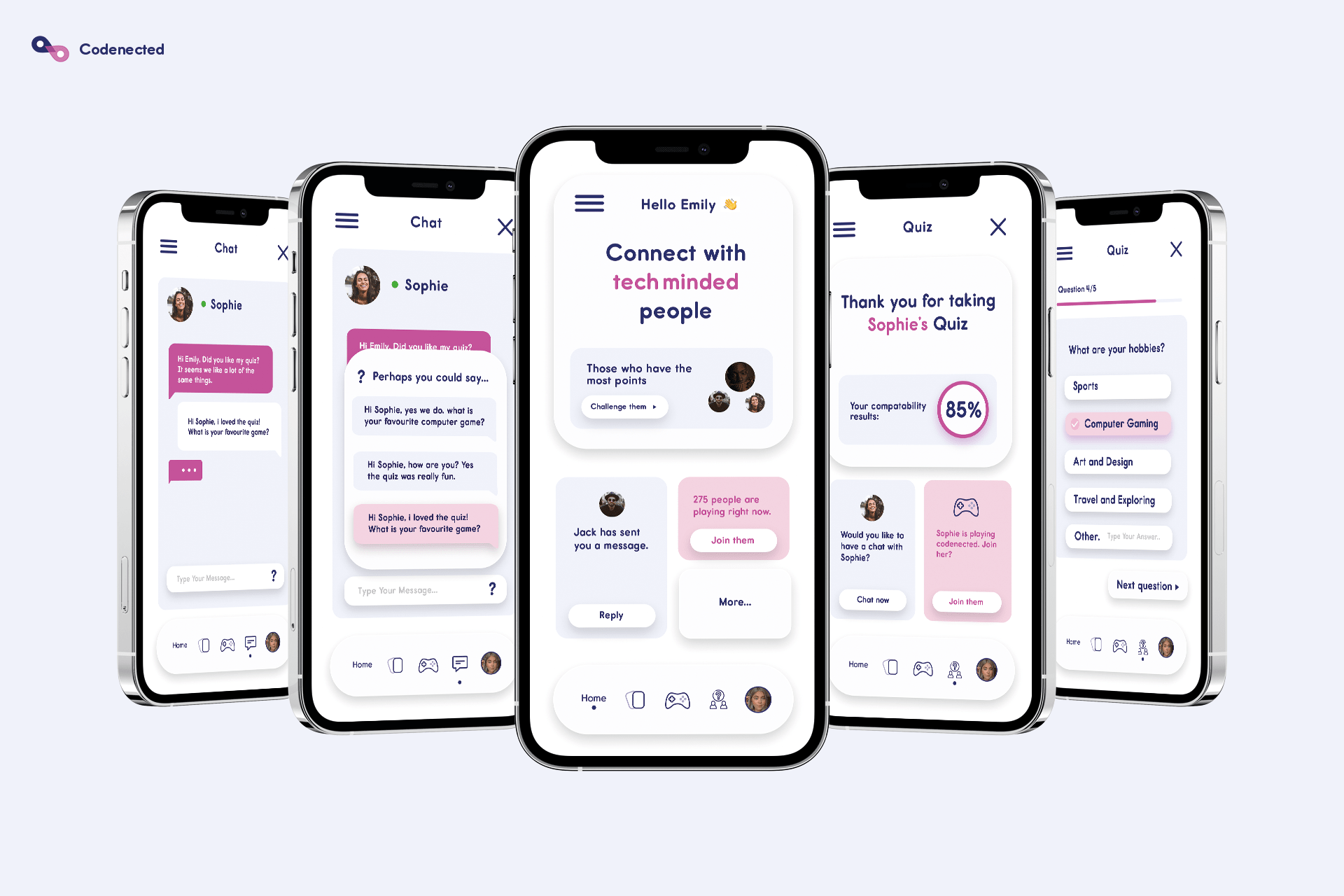 Codenected | Dating App | Coderus Creative Concepts