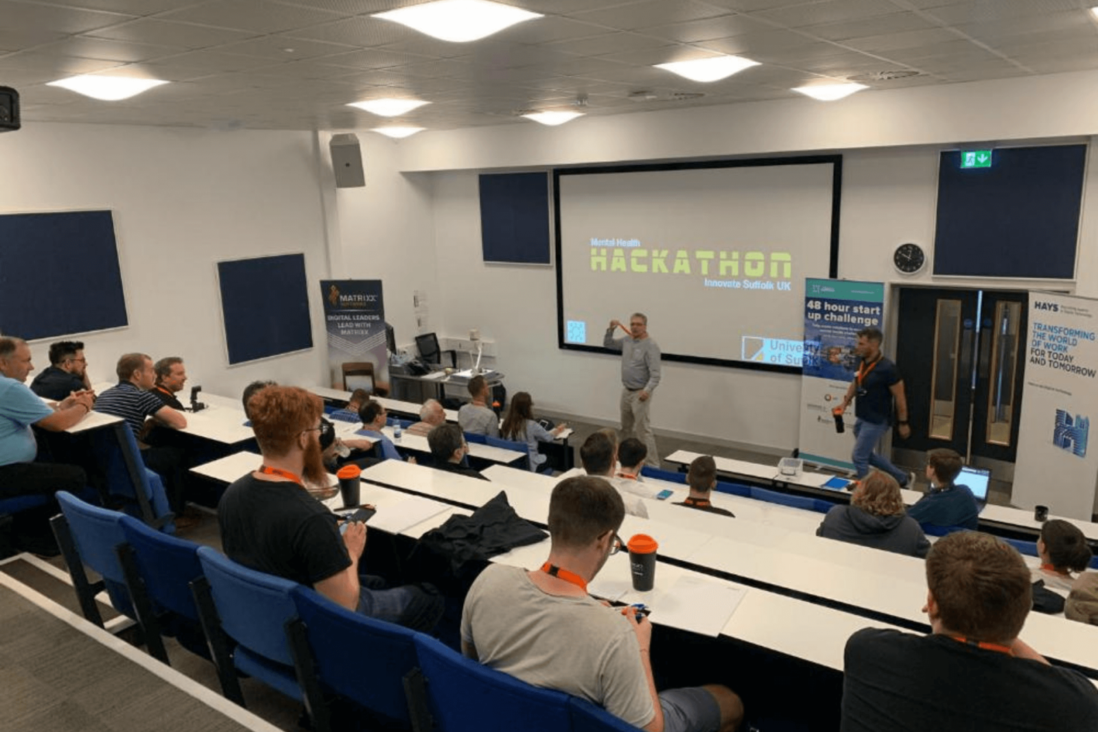 coderus attending innovate suffolk hackathon
