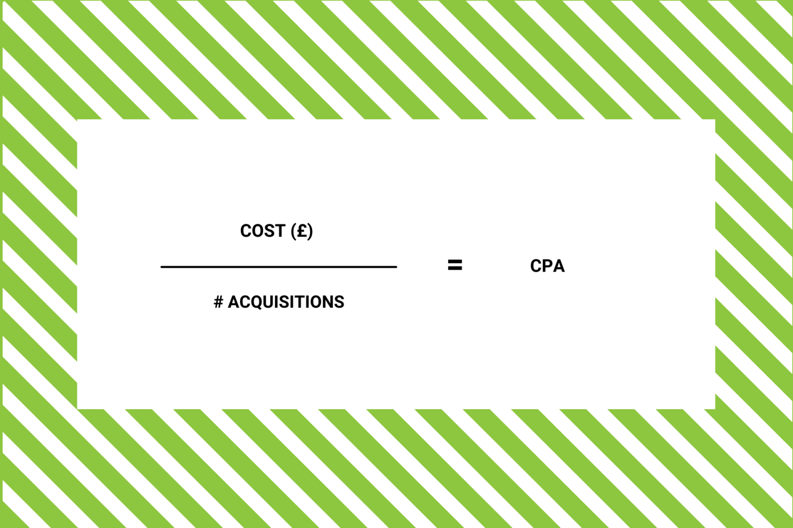cost per acquisition cpa formula