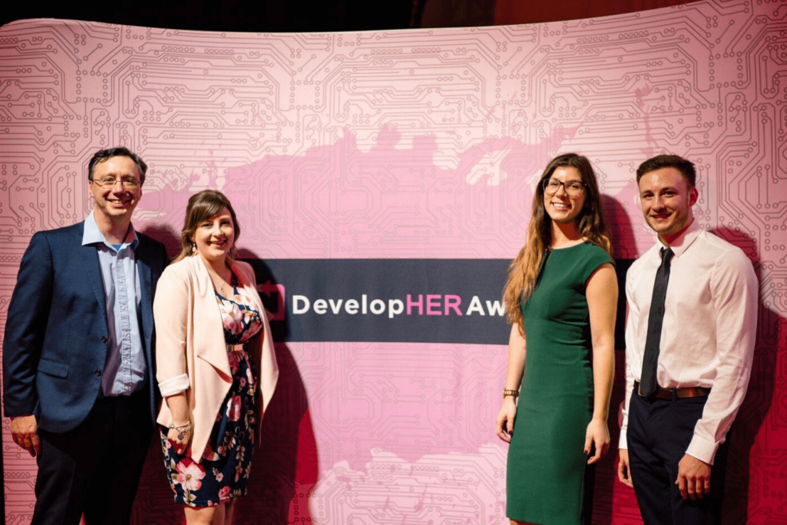 coderus team at developher awards