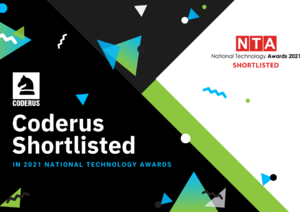 coderus shortlisted in national technology awards 2021